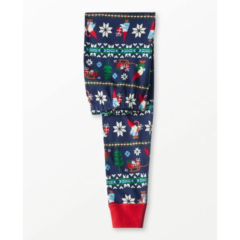 Hanna Andersson Kids Pajama‎ Bottoms Navy Christmas Print XL New With Tags